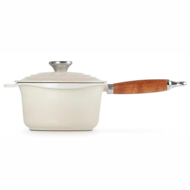 Steelpan Sauspan Le Creuset Gietijzer Met Deksel Meringue Cm